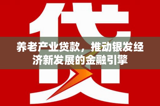 荔波养老产业贷款，推动银发经济新发展的金融引擎