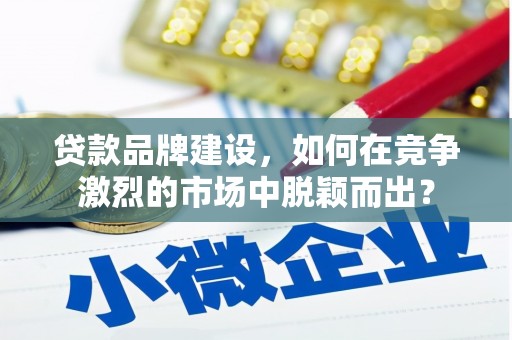 荔波贷款品牌建设，如何在竞争激烈的市场中脱颖而出？