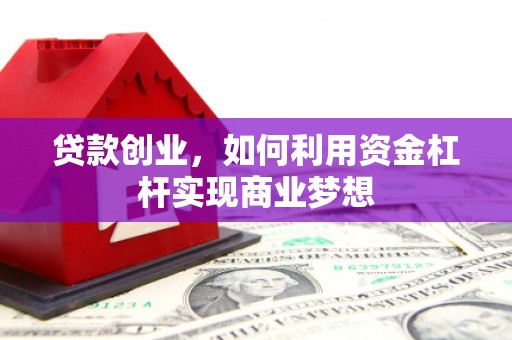 荔波贷款创业，如何利用资金杠杆实现商业梦想