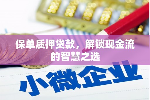 荔波保单质押贷款，解锁现金流的智慧之选