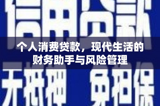 荔波个人消费贷款，现代生活的财务助手与风险管理