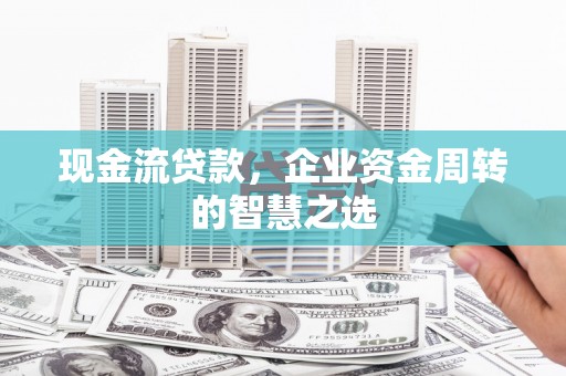 荔波现金流贷款，企业资金周转的智慧之选