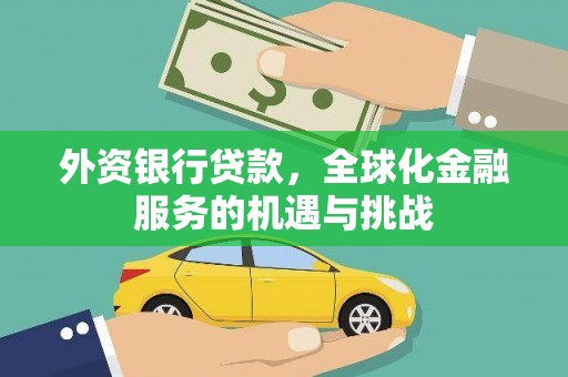荔波外资银行贷款，全球化金融服务的机遇与挑战